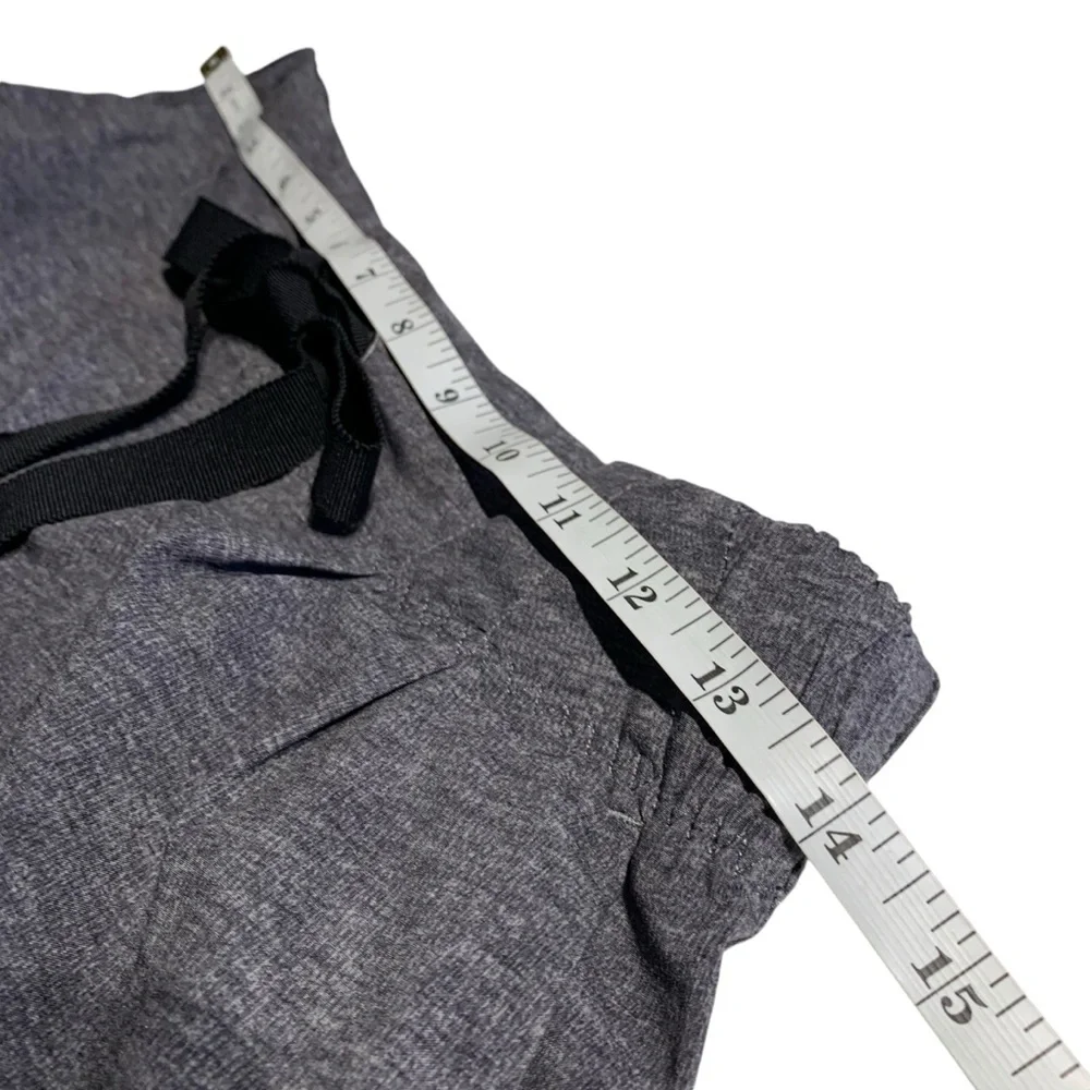 LULULEMON | Spring Break‎ Away Short II - Heathered Texture Printed Grey - Sz 6